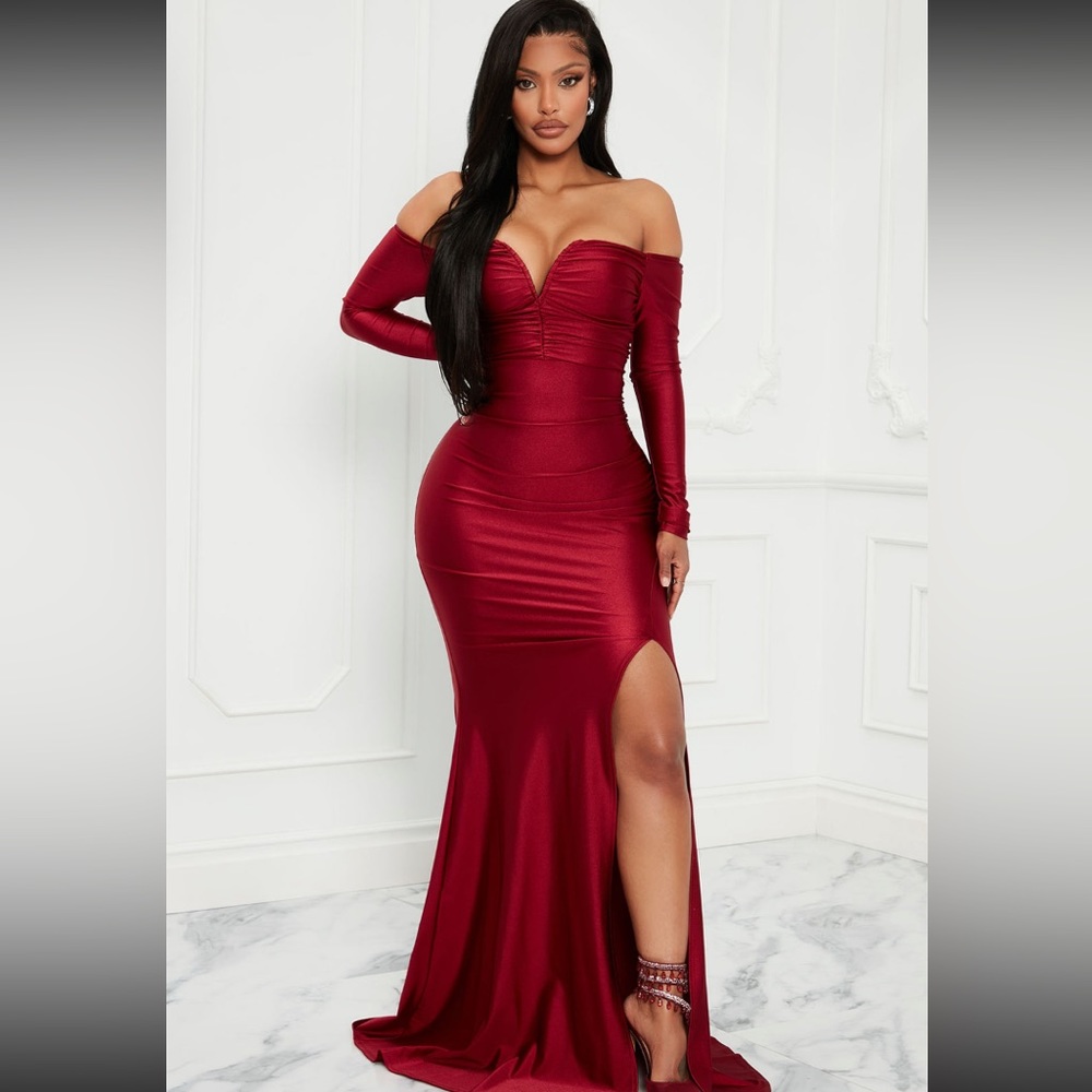 New Need To Know Maxi Dress - Wine